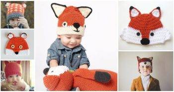 14 Free Crochet Fox Hat Patterns, Free Crochet Patterns, Easy Crafts, Easy Craft Ideas, DIY Crafts