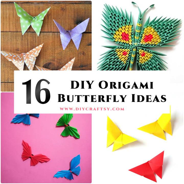 16 Easy Ways to Make Origami Butterfly with Instructions - how to make an origami butterfly