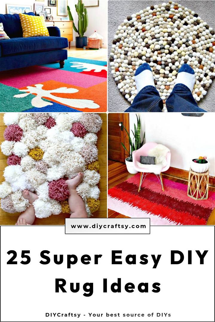 25 homemade diy rug ideas to make