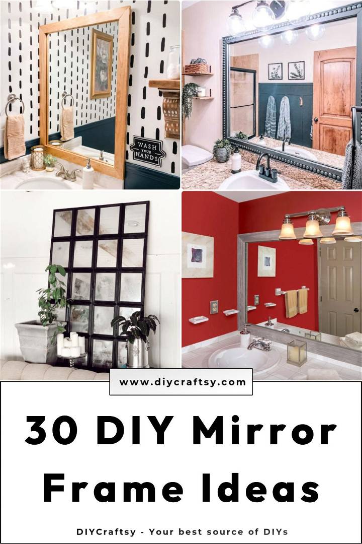 30 diy mirror frame ideas