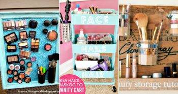 34 Best DIY Makeup Organizer and Storage Ideas