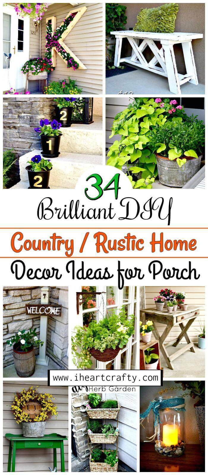 DIY Rustic Home Decor Ideas /DIY Country Home Decor Ideas