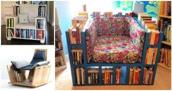5 DIY Bookshelf Chair Plans for Reading Books