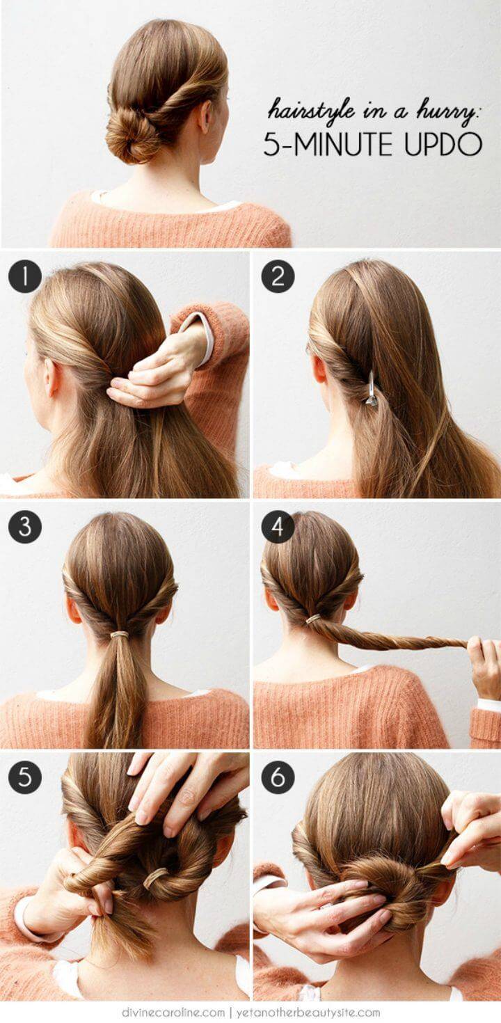 5 minute Updo