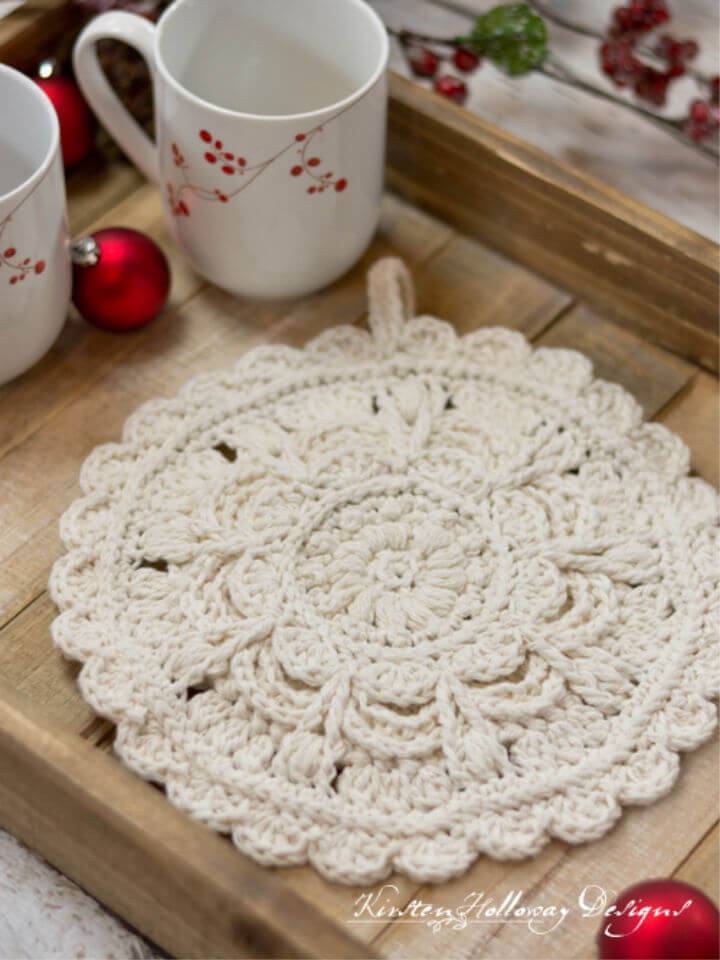 Awesome Crochet Winter Opulence Round Free Pattern