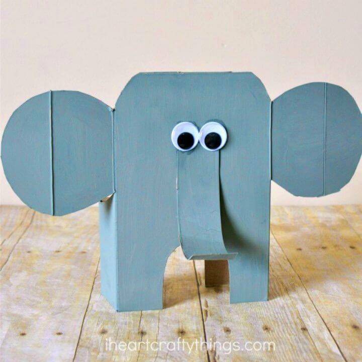 How to Create a Cereal Box Elephant