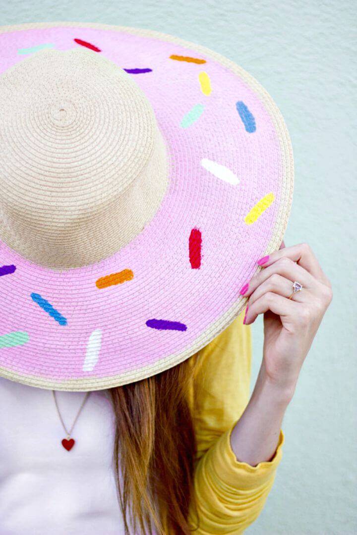 Awesome DIY Donuts Floppy Hat