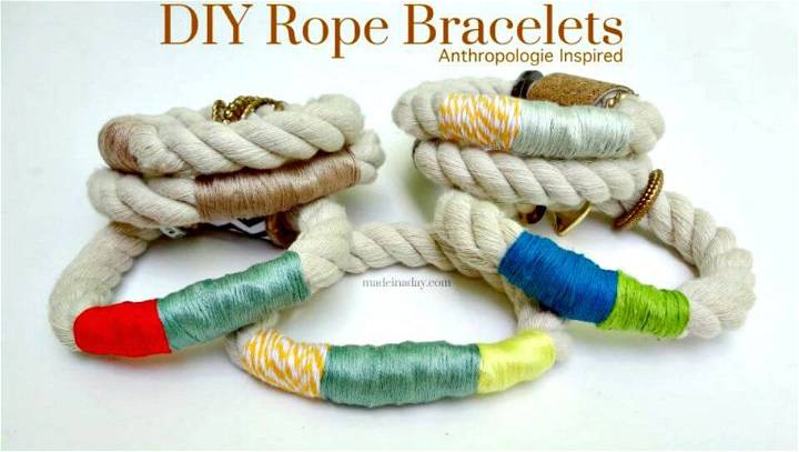 Awesome DIY Rope Bracelet