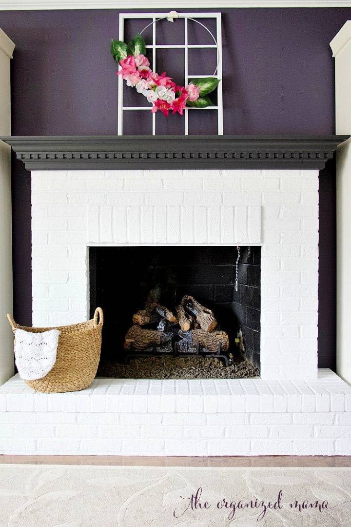 Best Homemade White Brick Fireplace