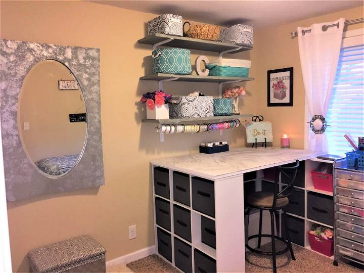 Easy DIY Craft Table on a Budget 