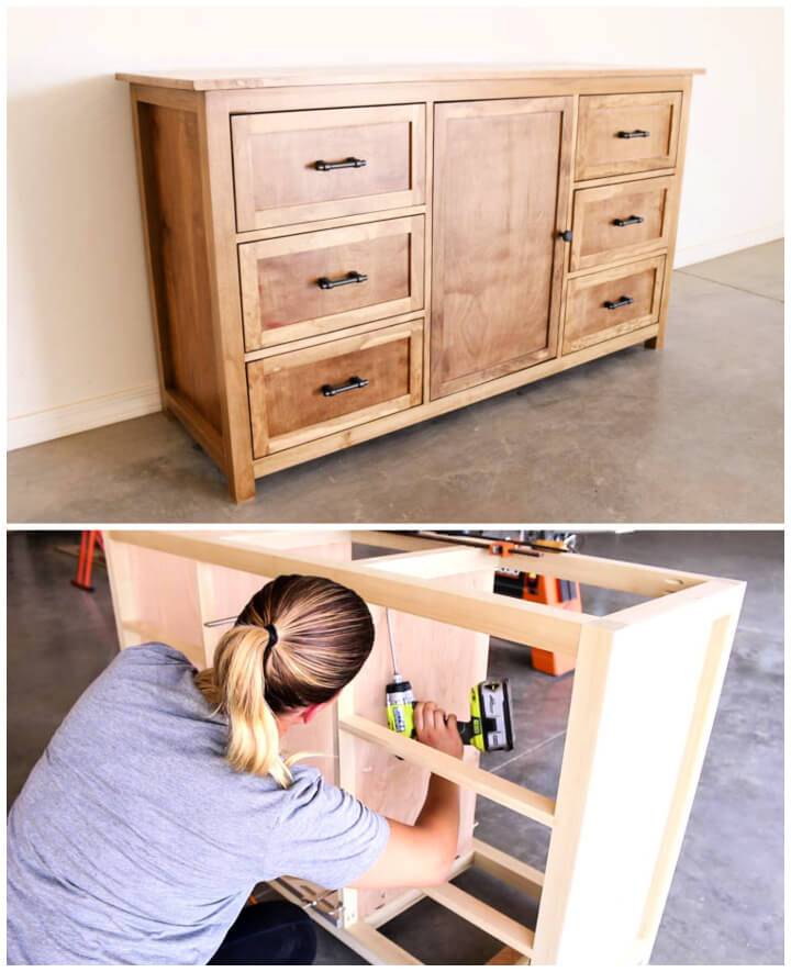 How to Build a Rustic Dresser