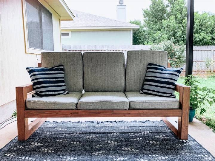 Building an Outdoor Couch at Home