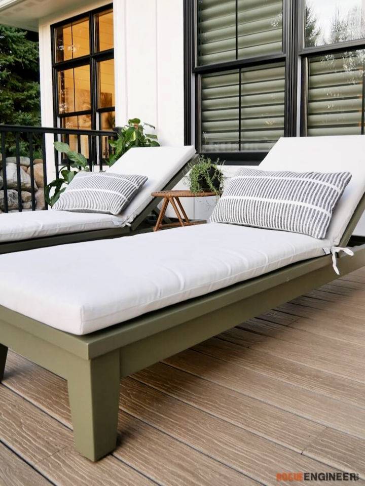Homemade Chaise Lounger From 2x4s