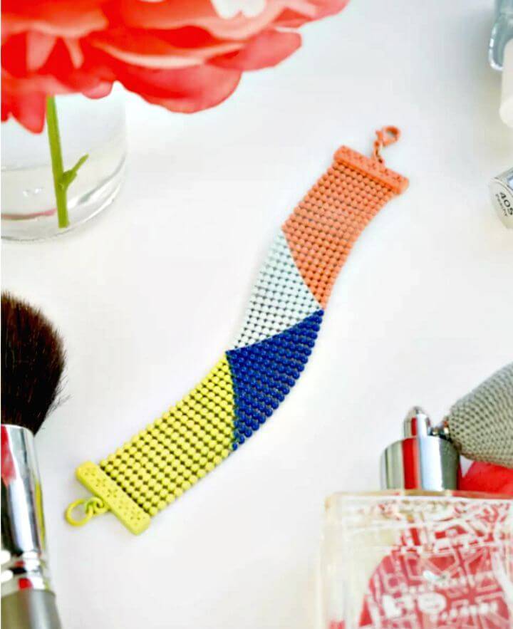 Chic and Easy DIY Colorblock Bracelet