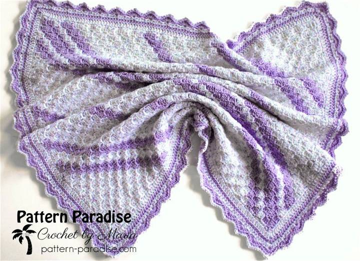 Confetti C2c Baby Blanket Free Crochet Pattern