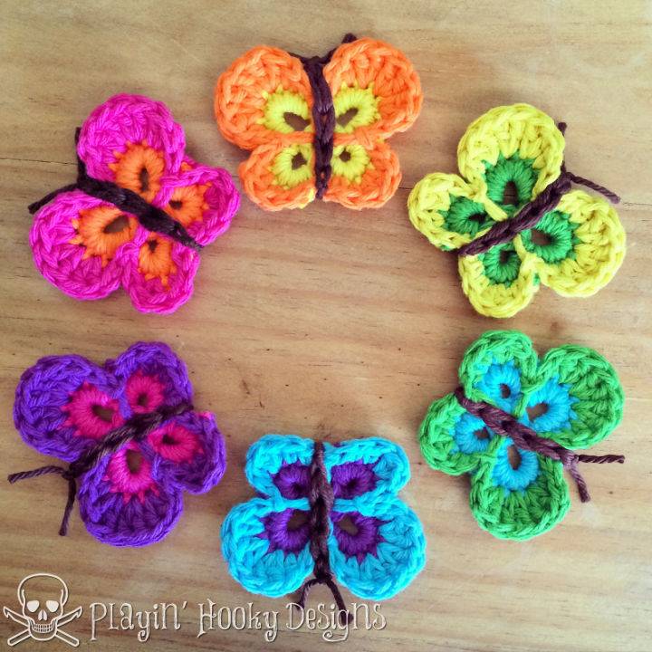 Crochet Bountiful Butterflies Pattern