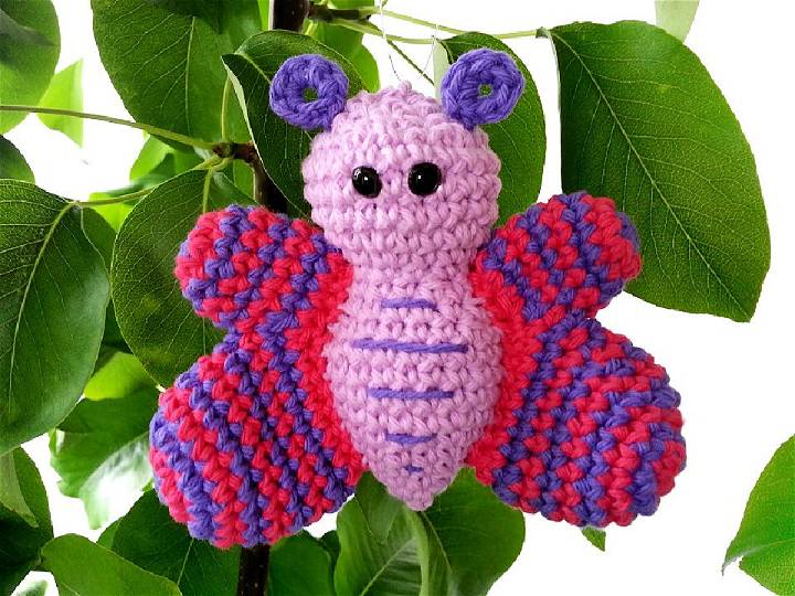 Crochet Butterfly Amigurumi Free Pattern