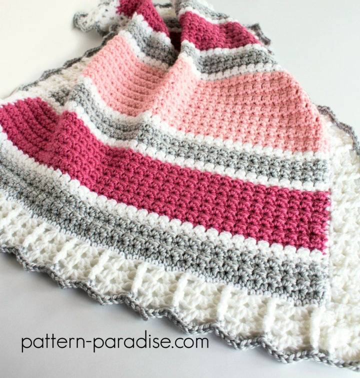 Simple Crochet Essentials Baby Blanket Pattern