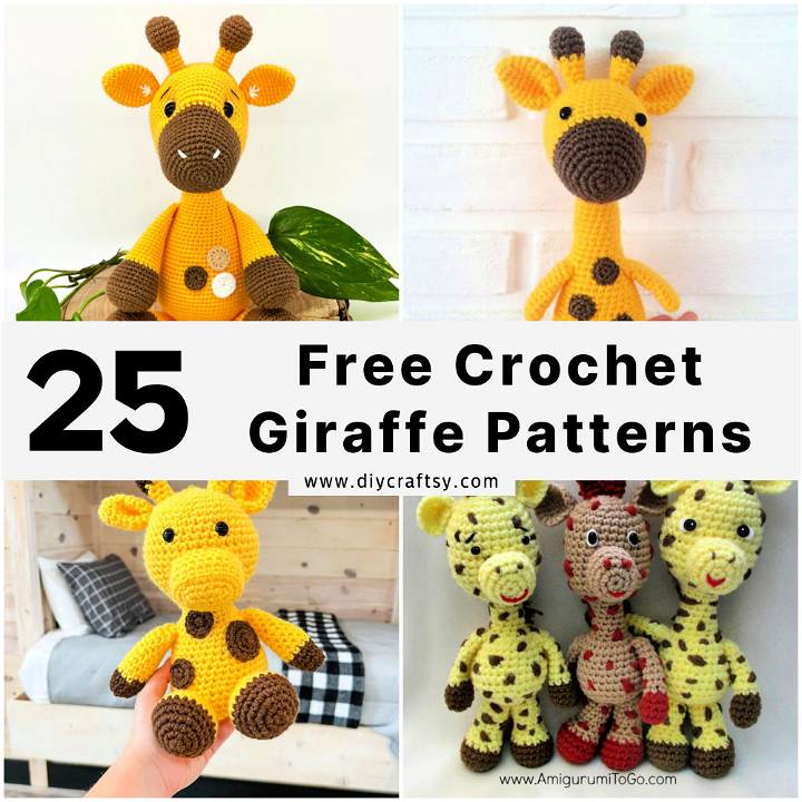 crochet giraffe pattern free