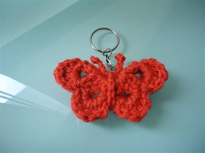  Easy Crochet Keychain Butterfly Pattern
