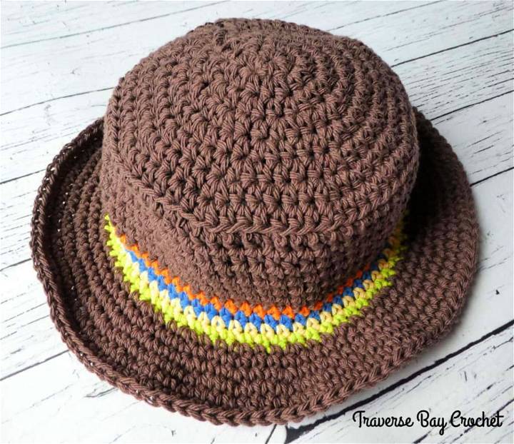 Easy Crochet Little Man Bucket Hat