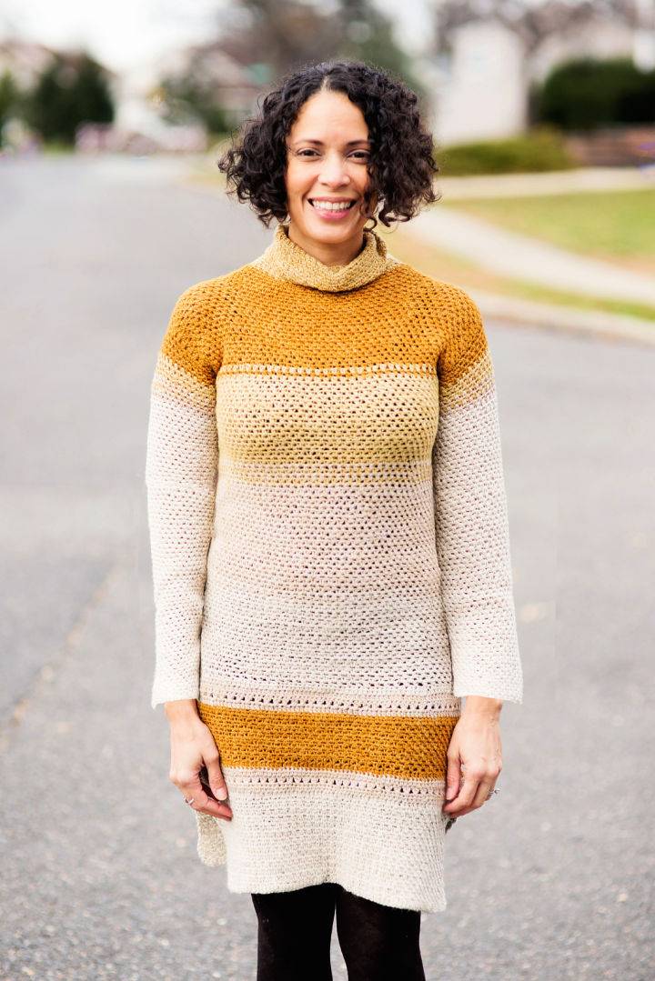 How to Crochet Long Sleeve Top - Free Pattern