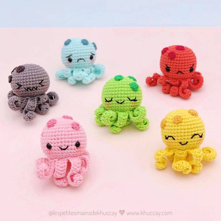 Crochet the Color Octopus Amigurumi Pattern