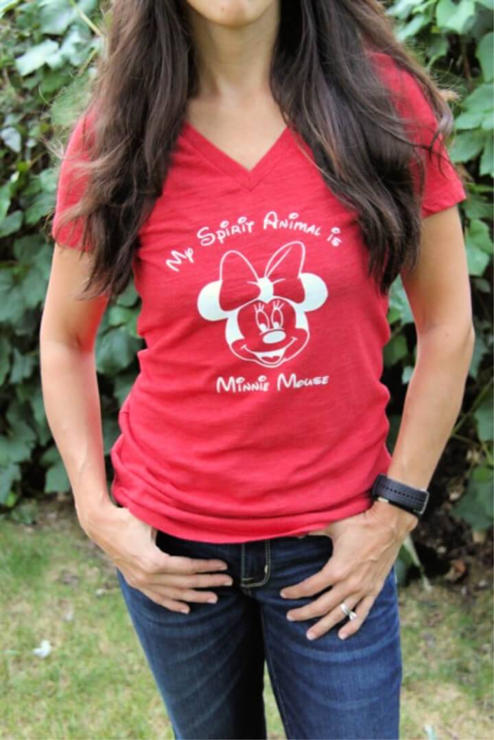 Disney Inspired Shirt With Silhouette