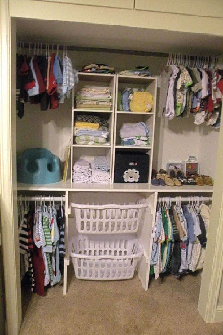 DIY Baby Closet Tutorial