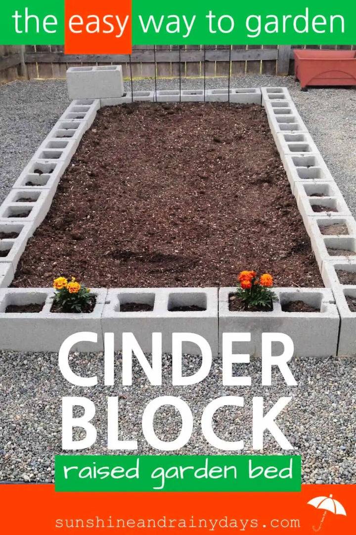 Cinder Block Raised Garden Bed Ideas