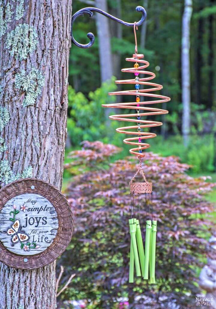 Make Your Own Coiled Copper Wind Chimes