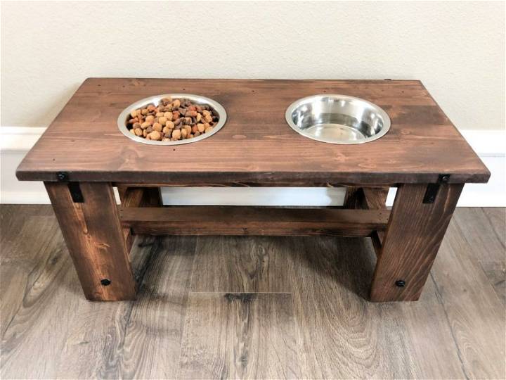 Make a Dog Bowl Stand For Your Puppies