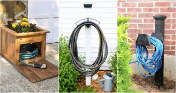 DIY garden hose holders