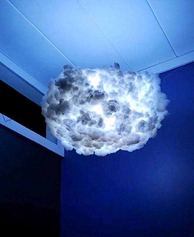 DIY Giant Cloud Lamp