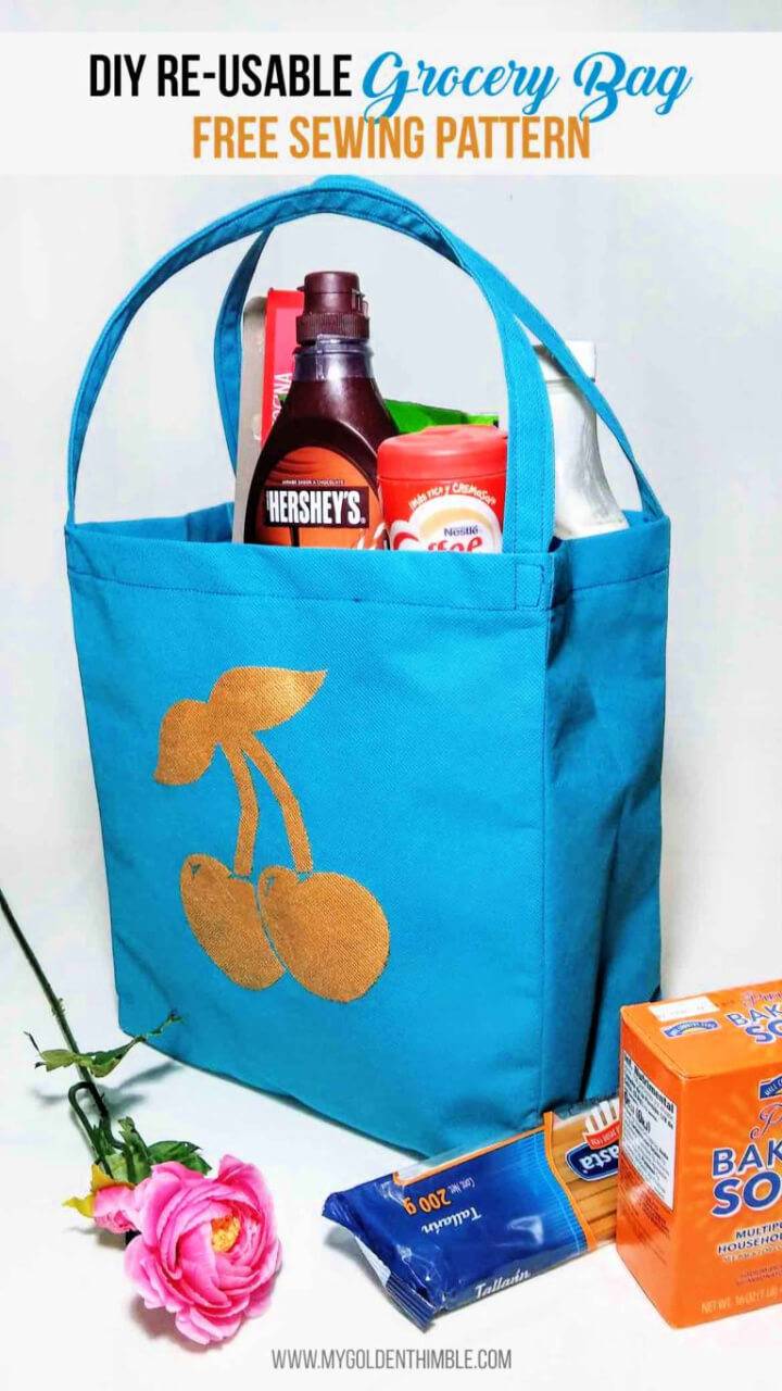 DIY Grocery Bag Free Pattern