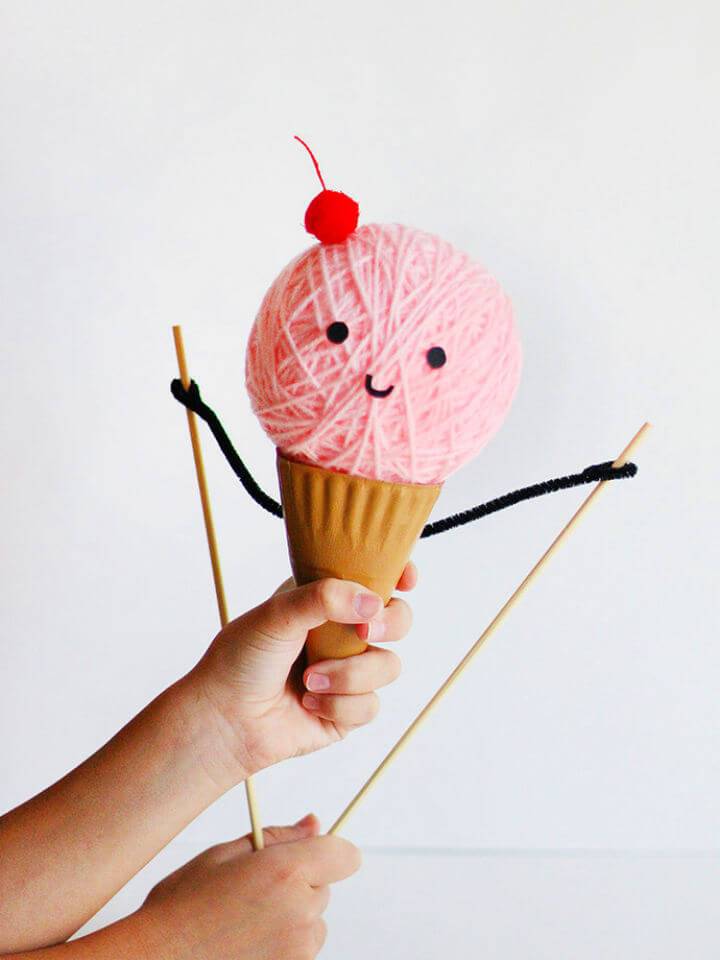 How to Create Ice Cream Puppet