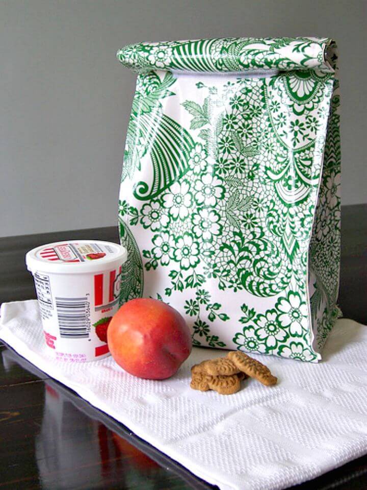 How to Make Oilcloth Lunch Bag
