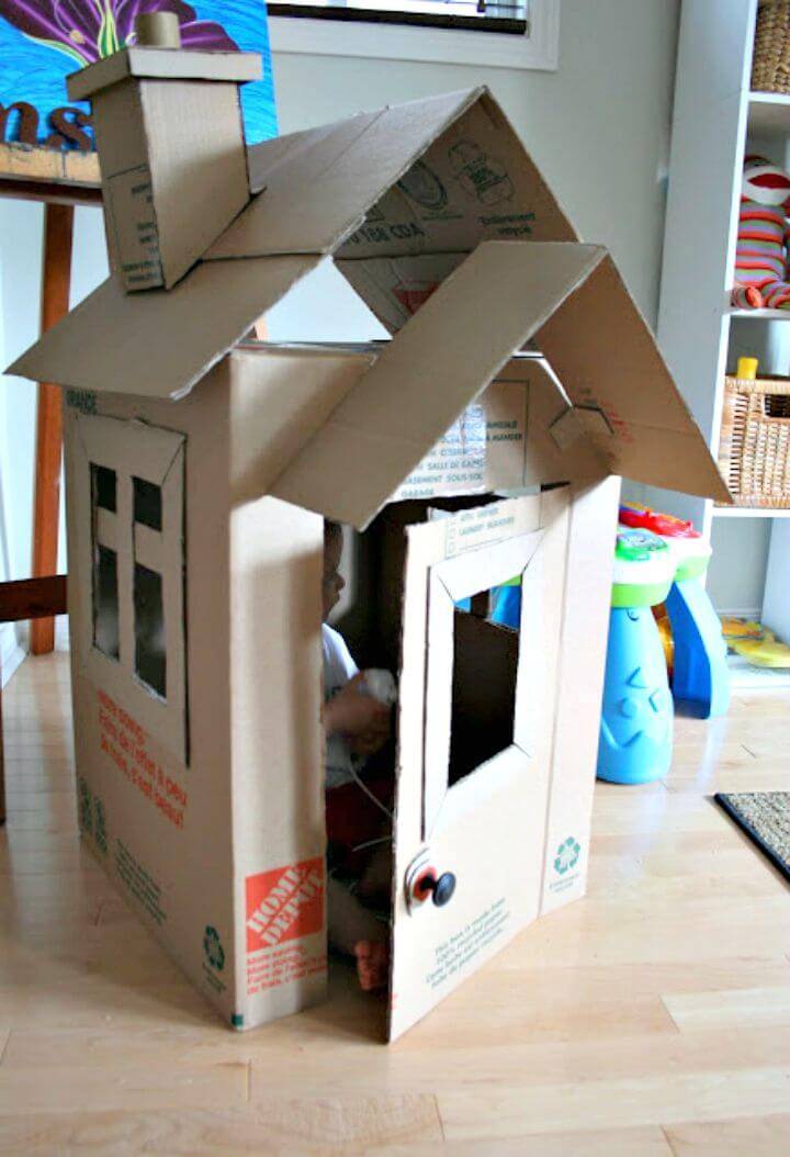 Make Ollie's House Using Cardboard