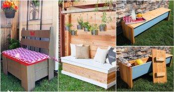 free diy outdoor storage bench plans