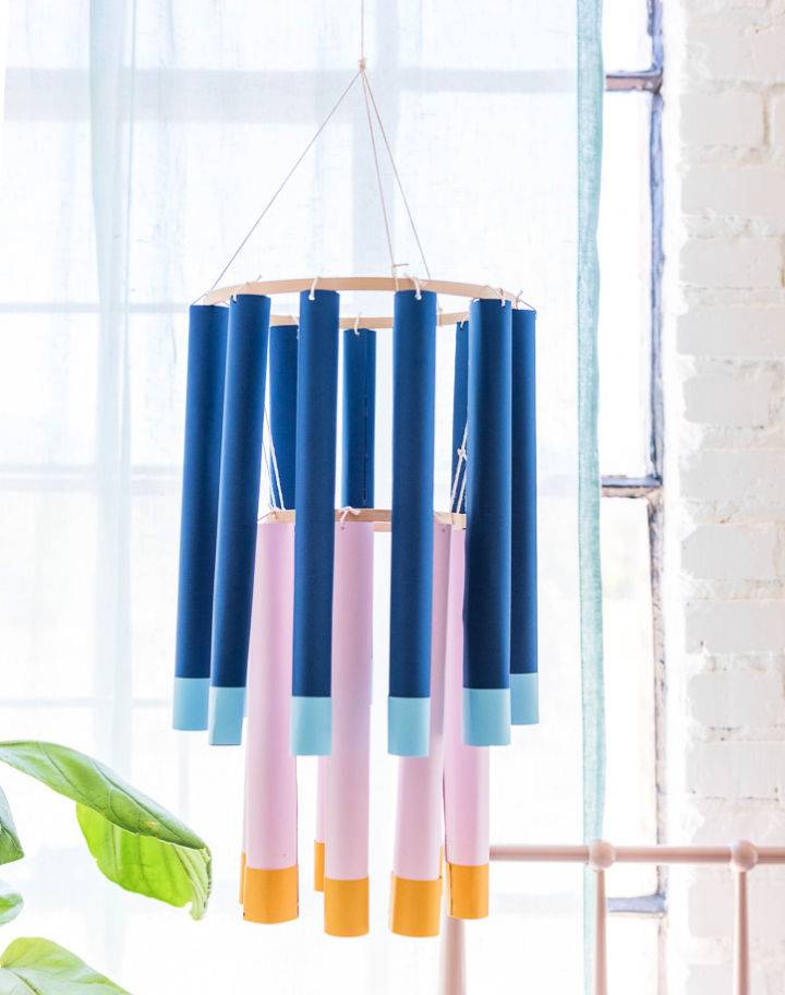 How to Create a Paper Tube Chandelier