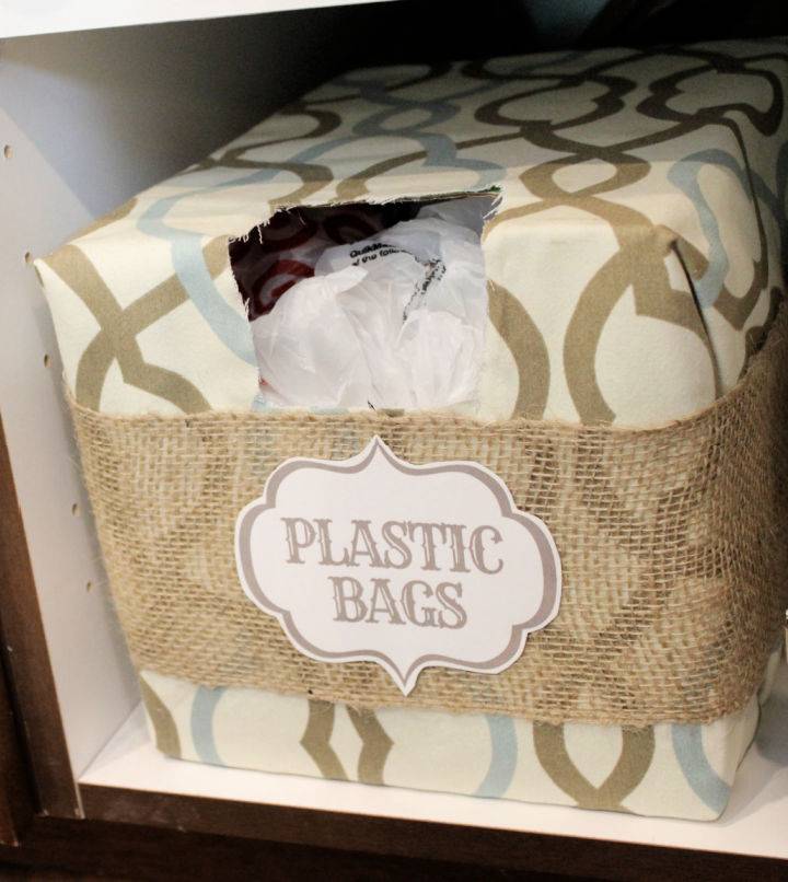 DIY Plastic Grocery Bag Storage Bin