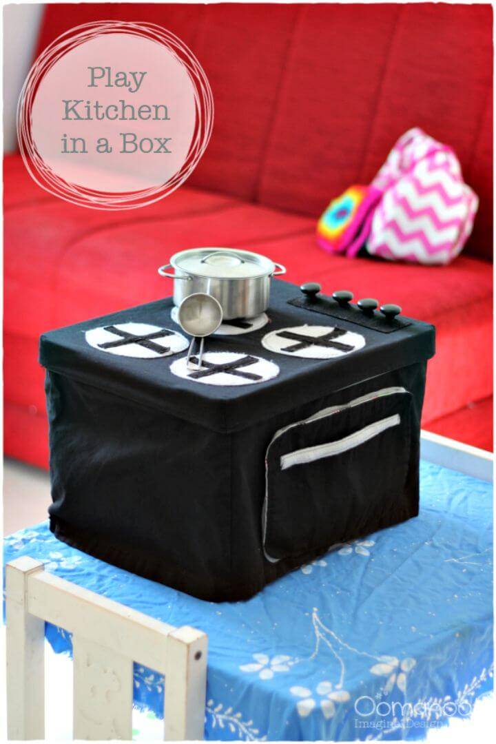 Play Kitchen in a Box Sewing Tutorial