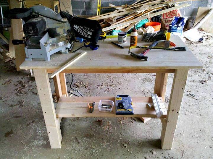 Simple DIY Sturdy Work Bench