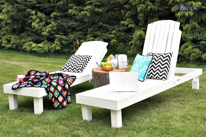 Make Wood Chaise Lounges for Under $35