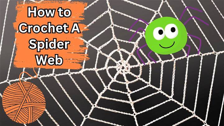 Easiest Spider Web to Crochet