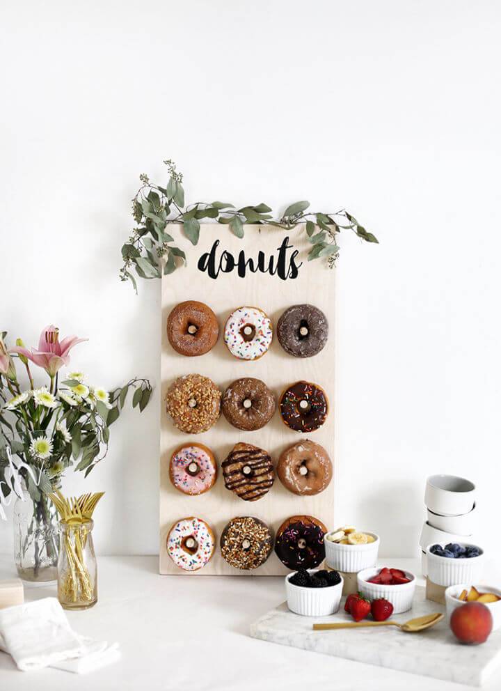 How to Make a Donut Wall at Home