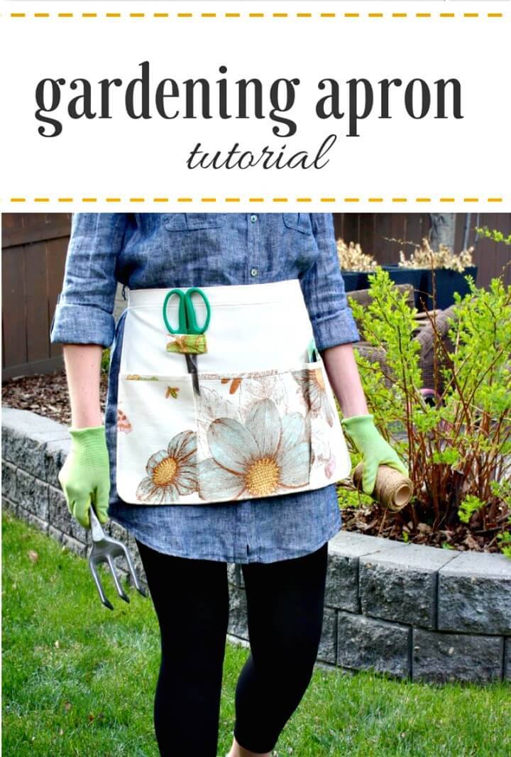 Beautiful and Functional DIY Gardening Apron for Your Mom