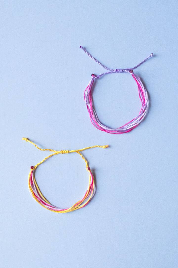 Easy String Friendship Bracelet Patterns