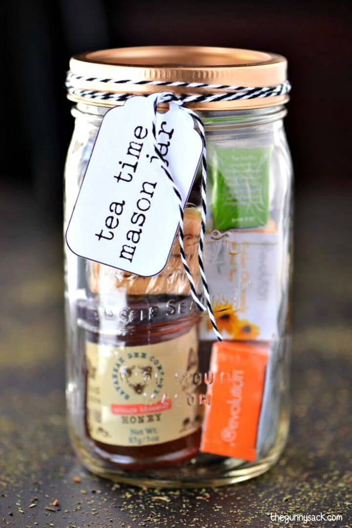 Cool Tea Time Mason Jar for Mother’s Day Gift