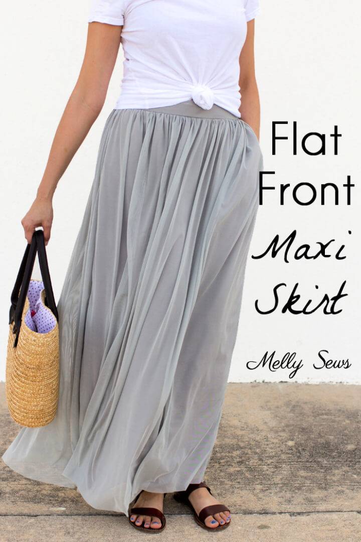 Easy Maxi Skirt Sewing Pattern
